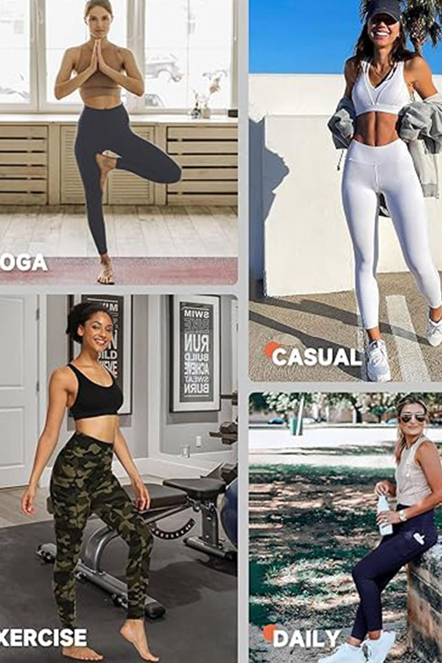 Cropped High-Rise Print Leggings – USA Flag Print Patriotic Workout Pants - 19 Styles